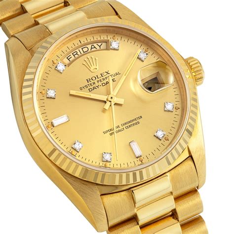 rolex day date png gold